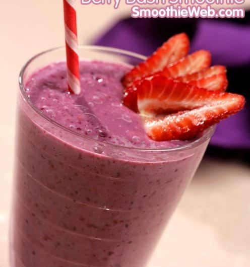 Berry Banana Soy Milk Smoothie with Brewer’s Yeast